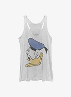 Disney Donald Duck Face Womens Tank Top