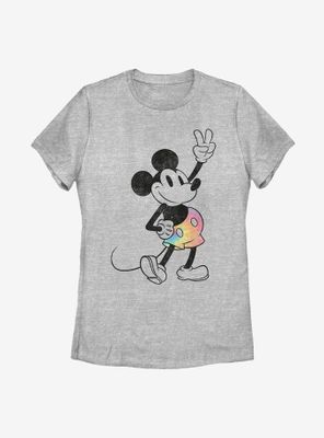 Disney Mickey Mouse Tie Dye Womens T-Shirt