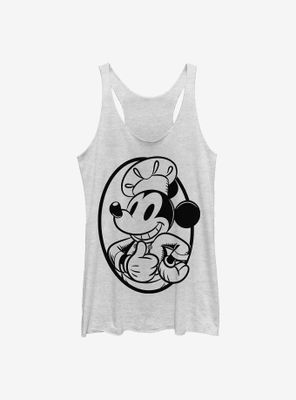 Disney Mickey Mouse Chef Circle Womens Tank Top