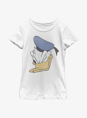 Disney Donald Duck Face Youth Girls T-Shirt