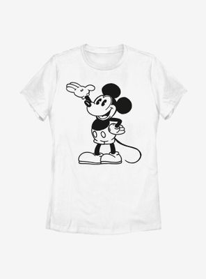 Disney Mickey Mouse Pose Womens T-Shirt