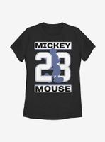 Disney Mickey Mouse Shadow Date Womens T-Shirt