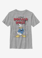 Disney Donald Duck Original Sketchbook Youth T-Shirt