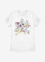 Disney Mickey Mouse Group Run Womens T-Shirt