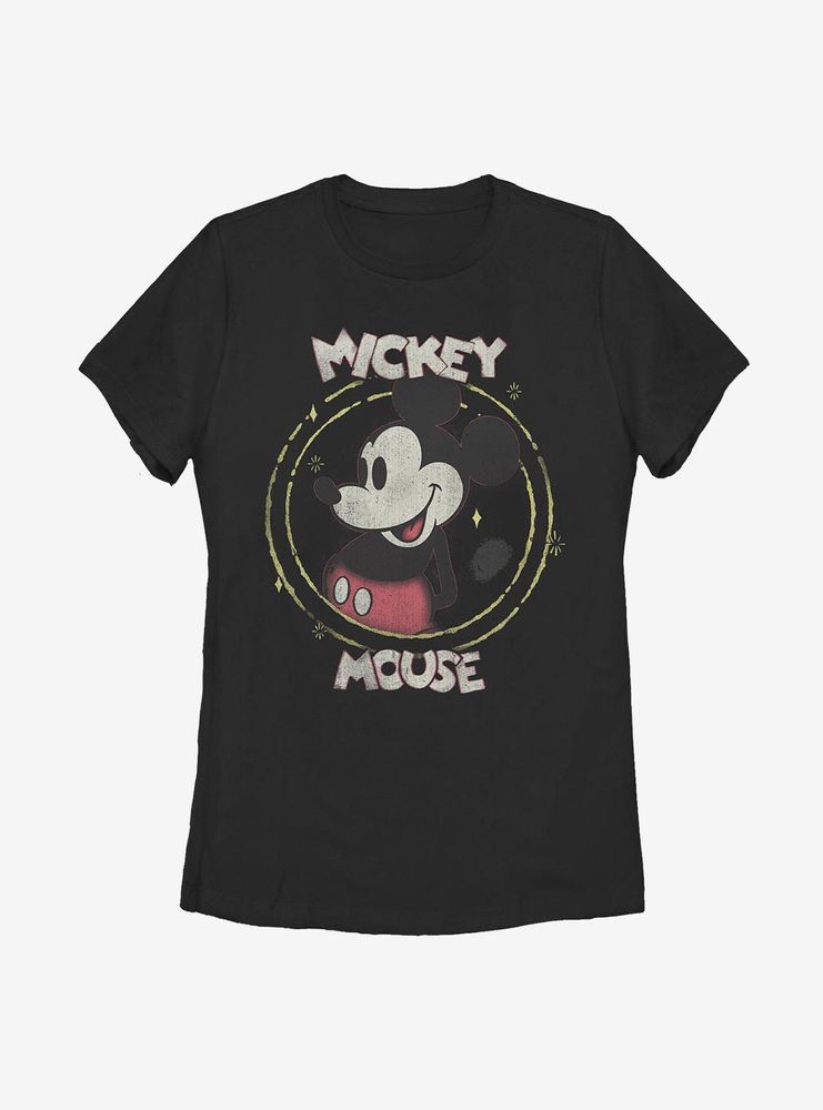 Disney Mickey Mouse Happy Womens T-Shirt