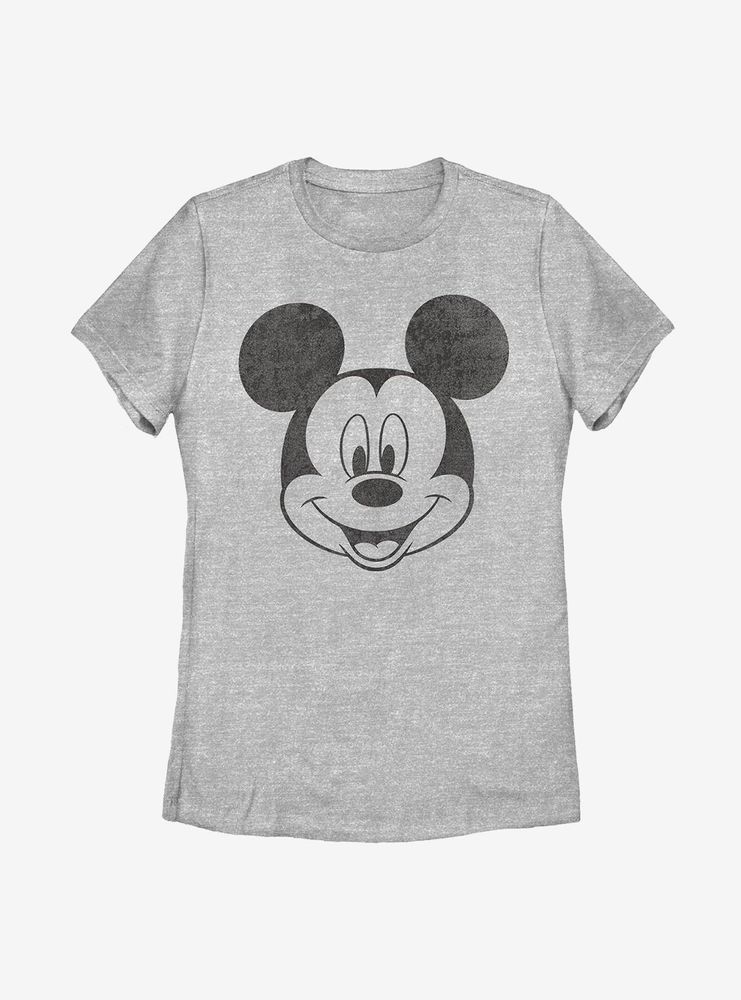 Disney Mickey Mouse Face Womens T-Shirt