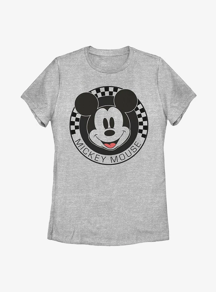 Disney Mickey Mouse Checkered Womens T-Shirt