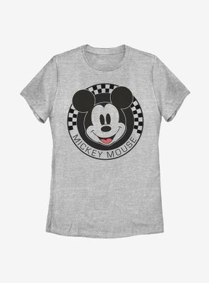 Disney Mickey Mouse Checkered Womens T-Shirt
