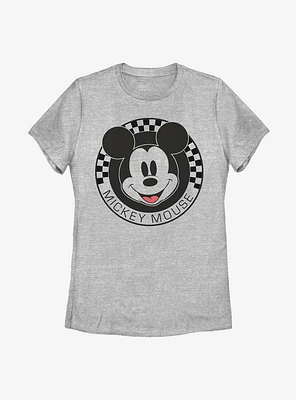 Disney Mickey Mouse Checkered Womens T-Shirt