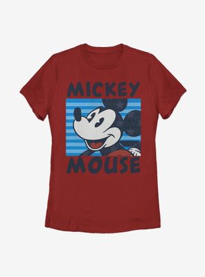 Disney Mickey Mouses Stripes Womens T-Shirt