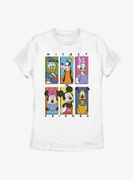 Disney Mickey Mouse Six Up Womens T-Shirt