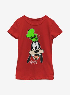 Disney Goofy Big Face Youth Girls T-Shirt