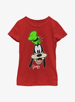 Disney Goofy Big Face Youth Girls T-Shirt