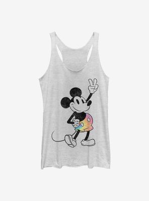 Disney Mickey Mouse Tie Dye Womens Tank Top