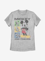Disney Mickey Mouse Box Seats Womens T-Shirt