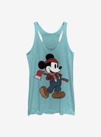 Disney Mickey Mouse Lumberjack Womens Tank Top