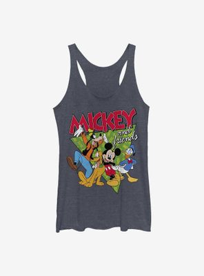 Disney Mickey Mouse Funky Bunch Womens Tank Top