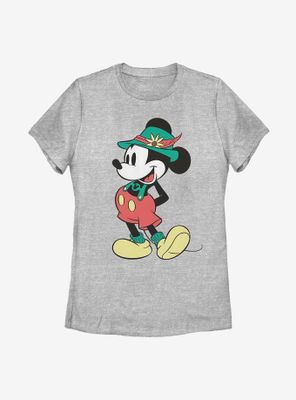 Disney Mickey Mouse Lederhosen Basics Womens T-Shirt