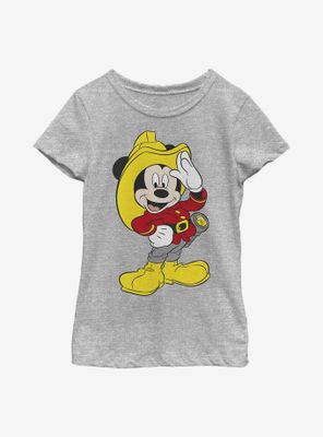 Disney Mickey Mouse Firefighter Youth Girls T-Shirt