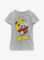 Disney Mickey Mouse Firefighter Youth Girls T-Shirt