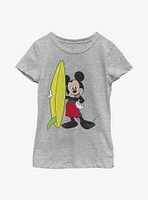 Disney Mickey Mouse Surf Youth Girls T-Shirt