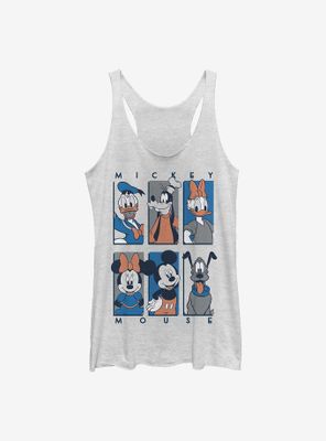 Disney Mickey Mouse Six Up Muted Womens Tank Top