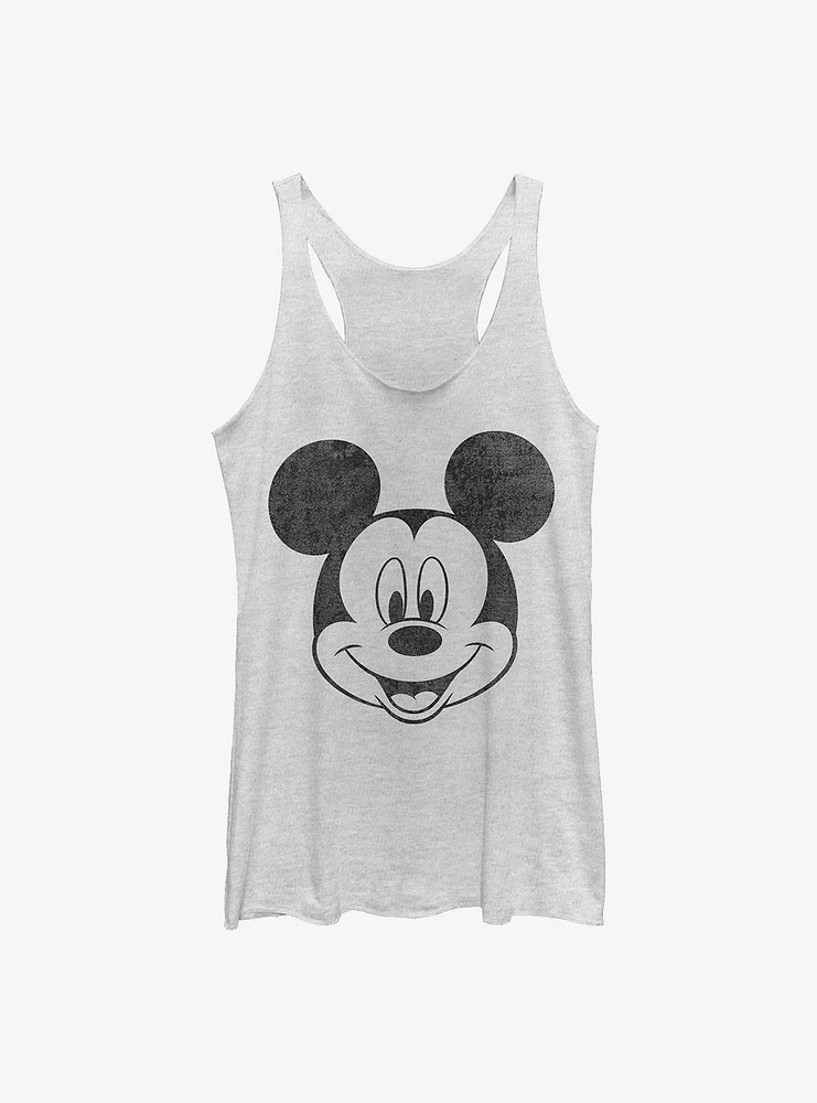 Disney Mickey Mouse Face Womens Tank Top