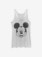 Disney Mickey Mouse Face Womens Tank Top