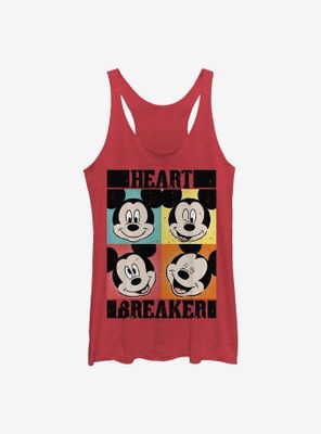 Disney Mickey Mouse Heart Womens Tank Top