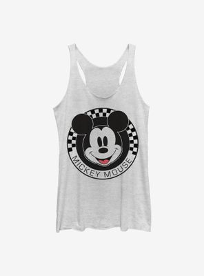 Disney Mickey Mouse Checkered Womens Tank Top