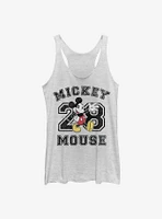 Disney Mickey Mouse Collegiate Womens Tank Top