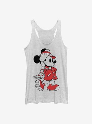 Disney Mickey Mouse Winter Fill Womens Tank Top
