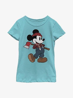 Disney Mickey Mouse Lumberjack Youth Girls T-Shirt