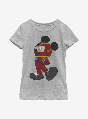 Disney Mickey Mouse Racecar Driver Youth Girls T-Shirt