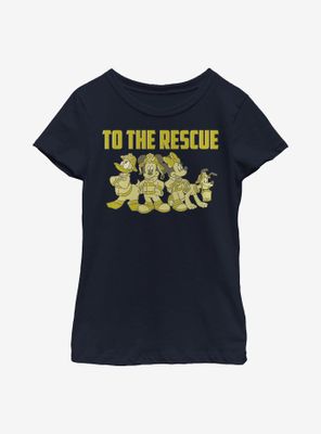 Disney Mickey Mouse Thank You Firefighters Youth Girls T-Shirt
