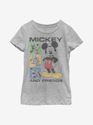 Disney Mickey Mouse Box Seats Youth Girls T-Shirt