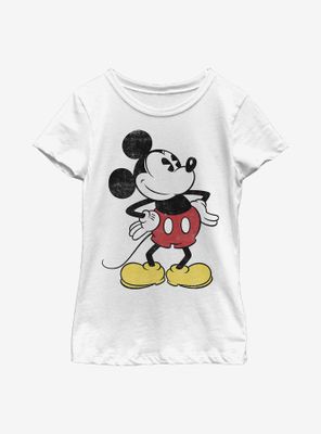 Disney Mickey Mouse Classic Vintage Youth Girls T-Shirt