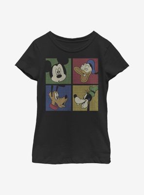 Disney Mickey Mouse Block Party Youth Girls T-Shirt
