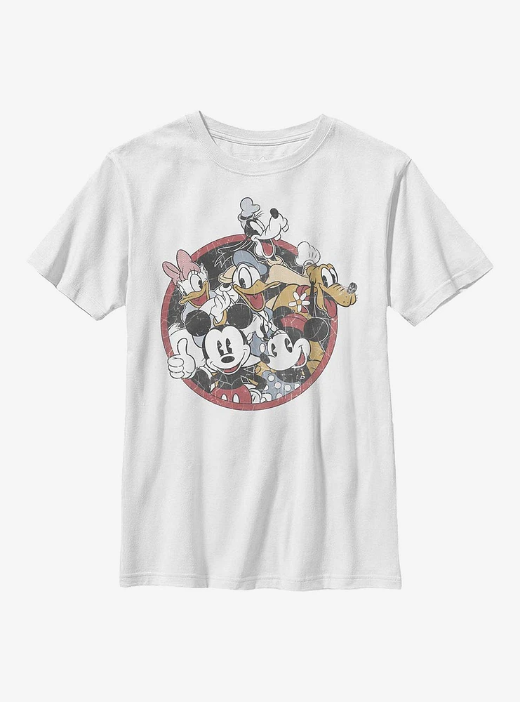 Disney Mickey Mouse Retro Groupie Youth T-Shirt