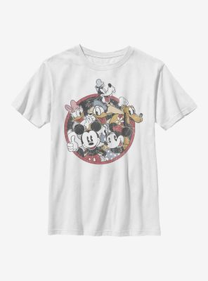 Disney Mickey Mouse Retro Groupie Youth T-Shirt
