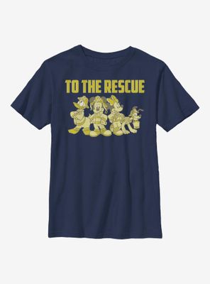 Disney Mickey Mouse Thank You Firefighters Youth T-Shirt