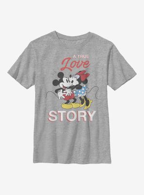 Disney Mickey Mouse True Love Story Youth T-Shirt