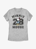 Disney Minnie Mouse Collegiate Womens T-Shirt