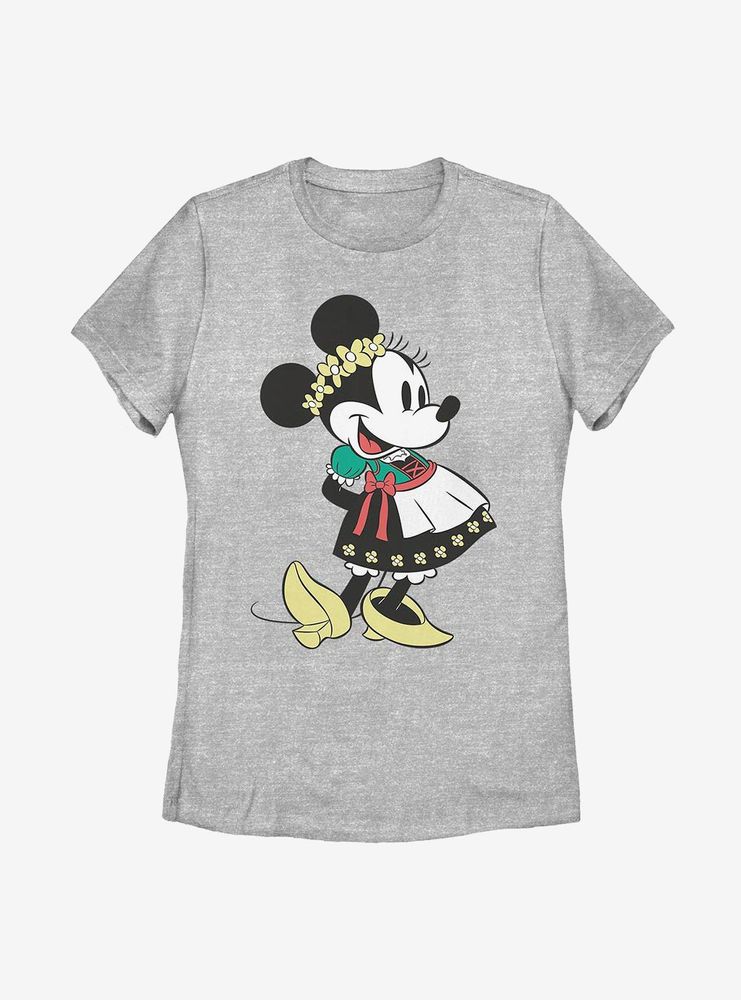 Disney Minnie Mouse Dirndl Basics Womens T-Shirt