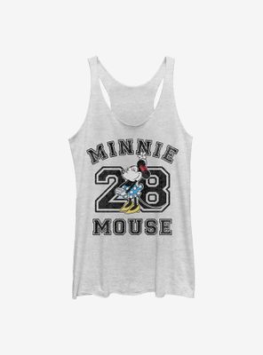 Disney Minnie Mouse Collegiate Womens Tank Top