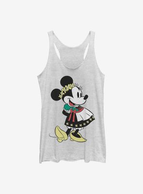 Disney Minnie Mouse Dirndl Basics Womens Tank Top