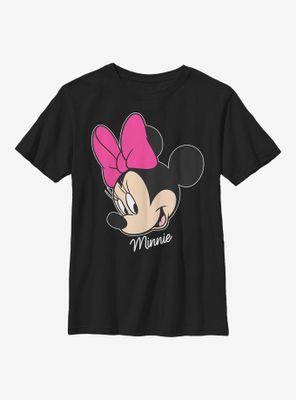 Disney Minnie Mouse Big Face Youth T-Shirt