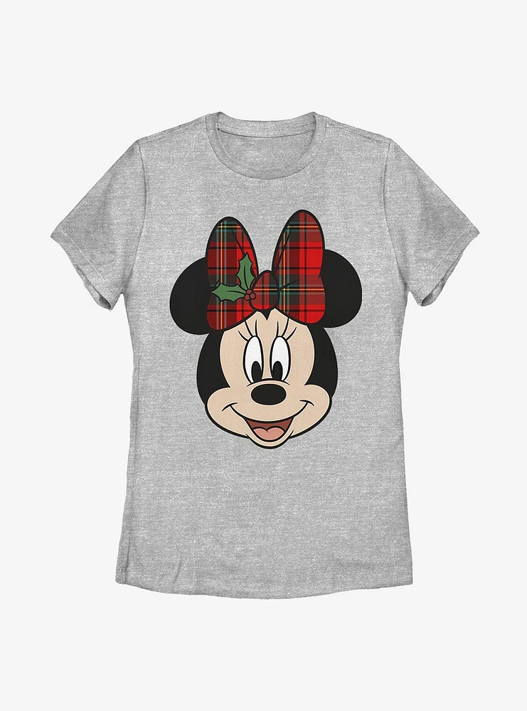 Disney Minnie Mouse Big Holiday Womens T-Shirt