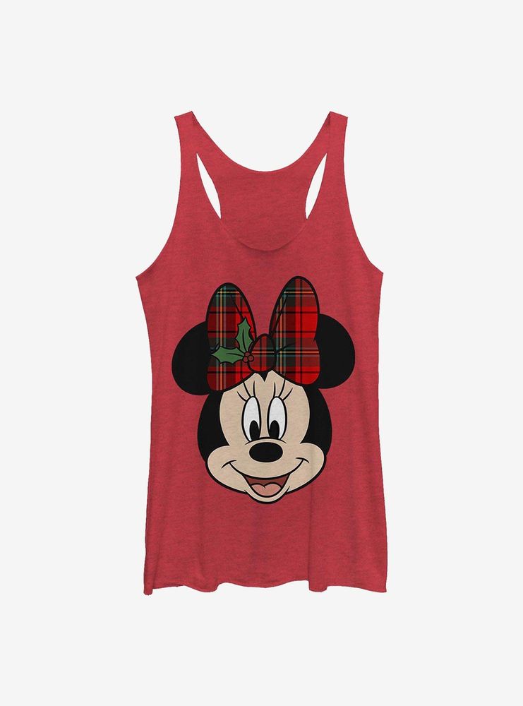 Boxlunch Disney Minnie Mouse Big Holiday Womens Tank Top