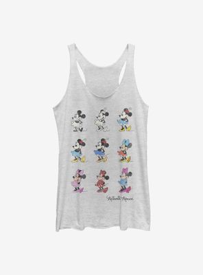 Disney Minnie Mouse Evolution Womens Tank Top